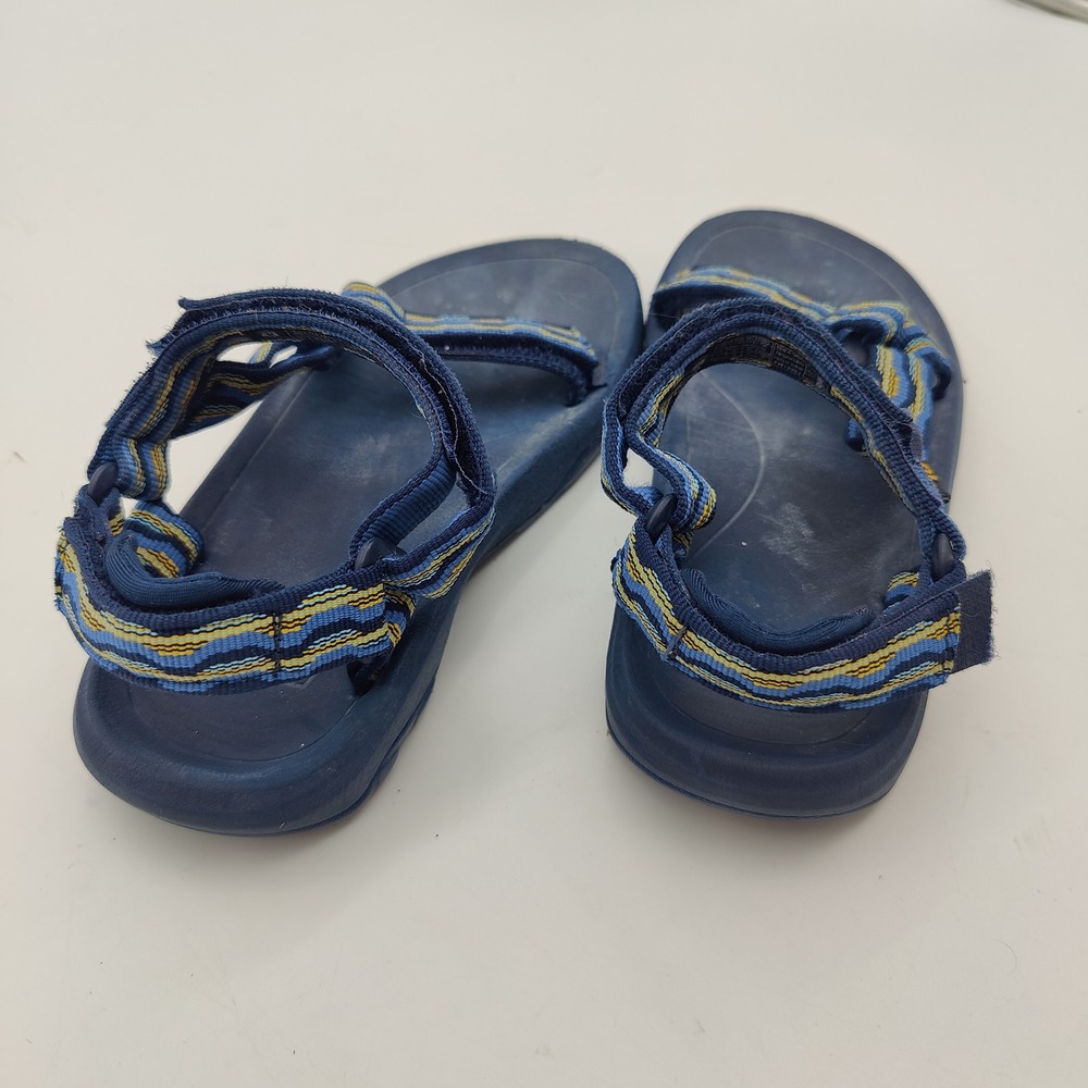 Teva Hurricane XLT2 Kid 1 Sandal Kishi Dark Blue Hook & Loop Straps Outdoor Gorp - Picture 10 of 11